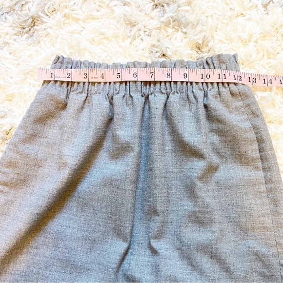 J.Crew | Gray Wool Blend Mini Skirt Size 00 - Picture 7 of 8
